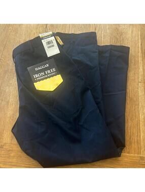 NWT Haggar Premium Mens Classic Fit Pants Size 32W